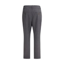 Pantalones Casuales de Lana Polar Amarilla