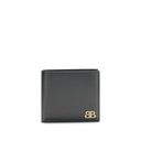 Cartera con placa de logo