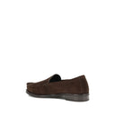 Mocassins Slip-On Bos Taurus em Couro de Bezerro Marrom
