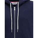 Felpa di cotone blu
