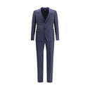 Blue Wool Two-Piece Suit