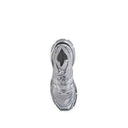 Sneakers platform grigie in poliestere