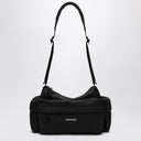 Balenciaga Small black nylon travel bag