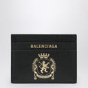 Balenciaga Black leather passport holder