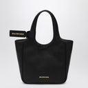 Balenciaga черная кожаная сумка Laundrette