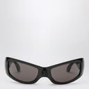 Balenciaga schwarze Sonnenbrille mit Logo