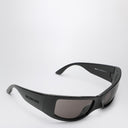 Balenciaga schwarze Sonnenbrille mit Logo