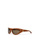 Gafas de sol de acetato marrón