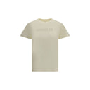 クリーム色のコットンTシャツ