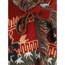 Multicolor Fleece Wool Cardigan