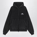 Balenciaga Faded black 3B Sports Icon hooded sweatshirt