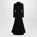 Balenciaga Long black wool-blend coat