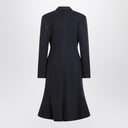 Balenciaga Navy blue Midi Godet wool coat
