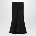 Balenciaga Black long wool skirt