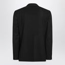 Balenciaga Single-breasted black wool jacket