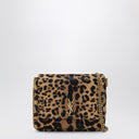 Bolsa Kate Saint Laurent com estampa de leopardo em couro com efeito pony