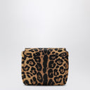 Bolsa Kate Saint Laurent com estampa de leopardo em couro com efeito pony