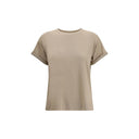 Beige Nylon T-Shirt