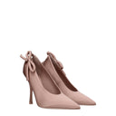 Décolleté rosa in raso