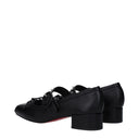 Ballerine in pelle nera