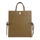 Braune Lederhandtasche