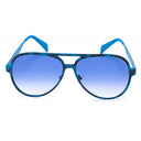 Gafas de sol metálicas azules