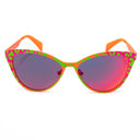 Gafas de sol metálicas rojas