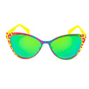 Gafas de sol metálicas rojas