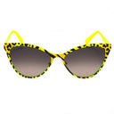 Gafas de sol metálicas amarillas