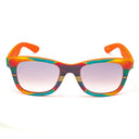 Óculos de sol multicoloridos de acetato
