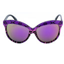 Occhiali da sole viola in acetato
