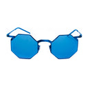 Occhiali da sole in metallo blu