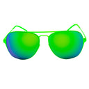 Óculos de Sol Verde de Metal