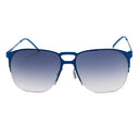 Occhiali da sole in metallo blu