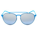 Blaue Metall-Sonnenbrille