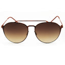 Braune Metall-Sonnenbrille