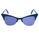 Occhiali da sole in metallo blu