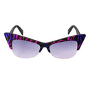 Occhiali da sole viola in acetato