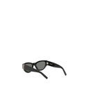 Schwarze Acetat-Sonnenbrille