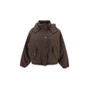 Brown Polyester Coat