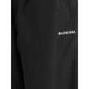 Pantaloni Casual Neri in Poliestere