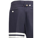 Blue Wool Dress Pants