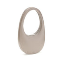 Borsa a spalla in pelle beige