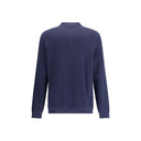 Felpa di cotone blu