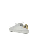 Sneakers basse Bos Taurus in pelle di vitello bianca
