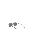Silberne Metallsonnenbrille