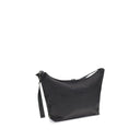 Schwarze Schultertasche aus Polyamid