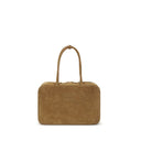 Sac à main en cuir de veau beige Bos taurus