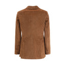Blazer Marrom de Algodão