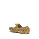 Beige Kalbsleder Bos Taurus Slipper Loafer